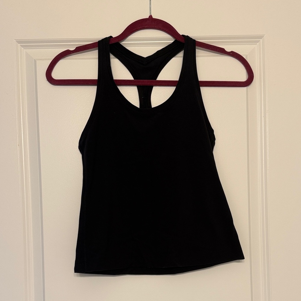Black Racerback Tank Top